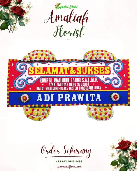 Papan Bunga Ucapan Selamat Sananrejo